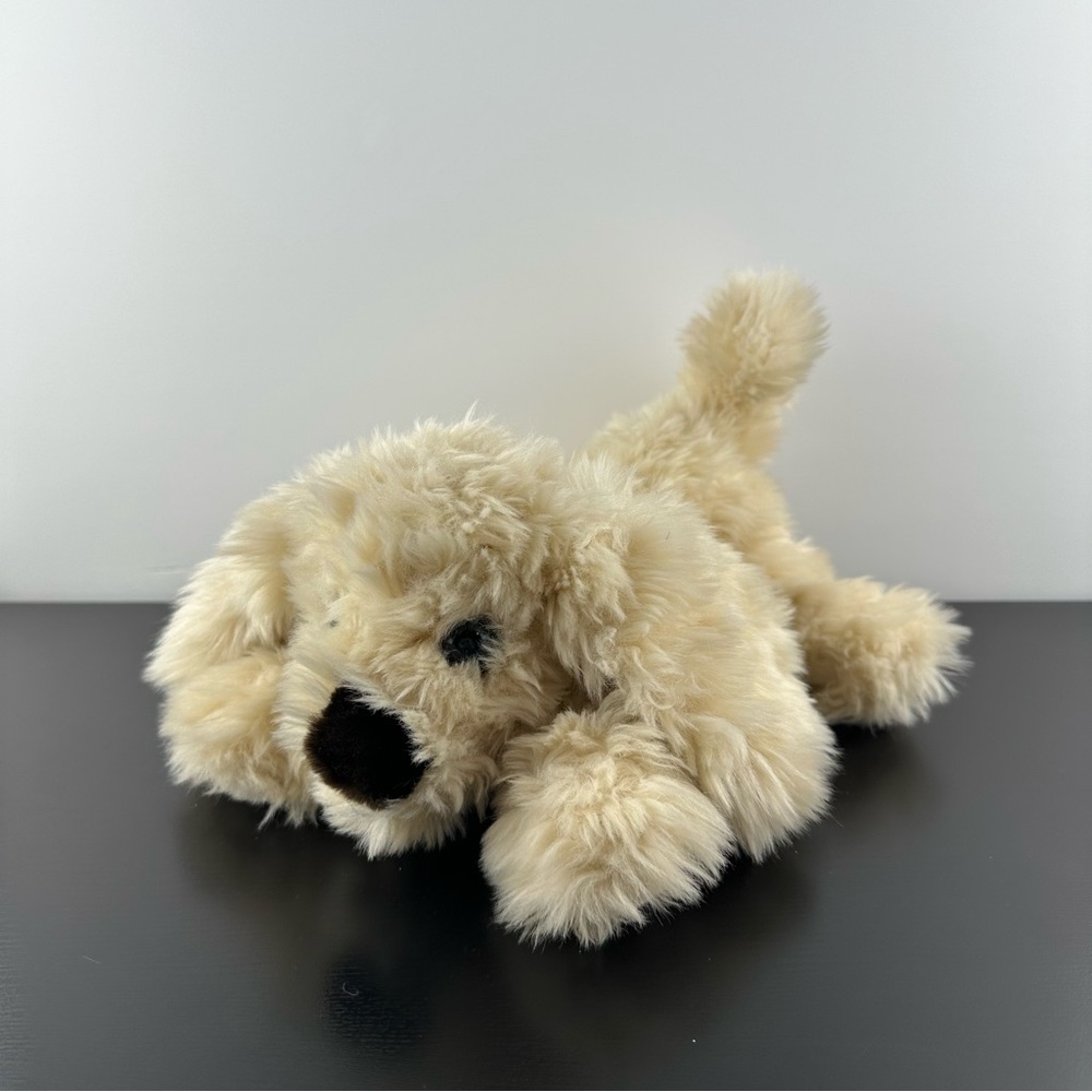 Sigikid Germany Beige Dog Plush Stuffed Animal Furry 11”